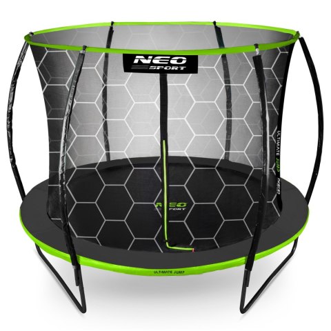 Trampolina ogrodowa profilowana 10ft/312cmz siatką wewnętrzną Neo-Sport Trampolina ogrodowa profilowana 10ft/312cmz siatką wewnętrzną Neo-Sport