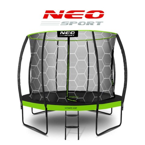 Trampolina ogrodowa profilowana 10ft/312cmz siatką wewnętrzną Neo-Sport Trampolina ogrodowa profilowana 10ft/312cmz siatką wewnętrzną Neo-Sport