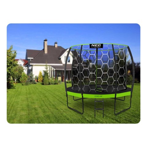 Trampolina ogrodowa profilowana 8ft/252cm z siatką wewnętrzną Neo-Sport Trampolina ogrodowa profilowana 8ft/252cm z siatką wewnętrzną Neo-Sport