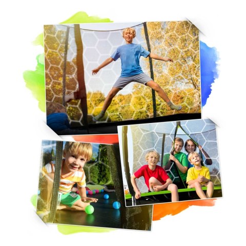 Trampolina ogrodowa profilowana 8ft/252cm z siatką wewnętrzną Neo-Sport Trampolina ogrodowa profilowana 8ft/252cm z siatką wewnętrzną Neo-Sport