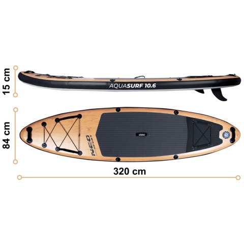 Deska SUP Aquasurf 320 x 84 x 15 cm Neo-Sport 170202 Deska SUP Aquasurf 320 x 84 x 15 cm Neo-Sport 170202