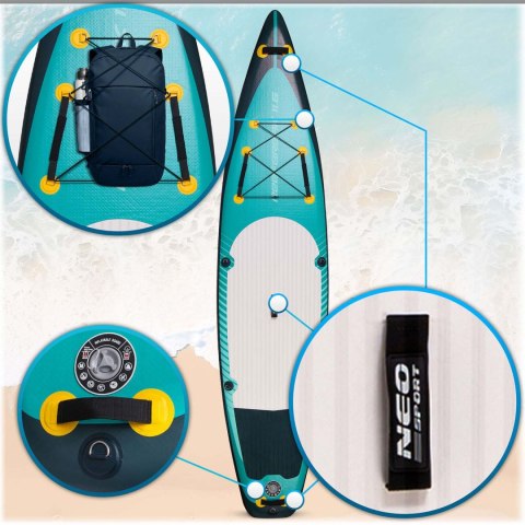Deska SUP Reefbreak 350 x 81 x 15 cm Neo-Sport 170303 Deska SUP Reefbreak 350 x 81 x 15 cm Neo-Sport 170303