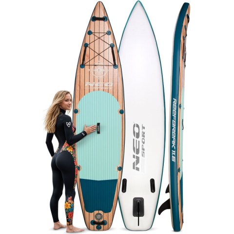 Deska SUP Reefbreak 350 x 81 x 15 cm Neo-Sport 170304 Deska SUP Reefbreak 350 x 81 x 15 cm Neo-Sport 170304