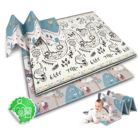 Mata piankowa edukacyjna składana 200 x 180 x 1 cm Nukido NK-340 Mata piankowa edukacyjna składana 200 x 180 x 1 cm Nukido NK-340