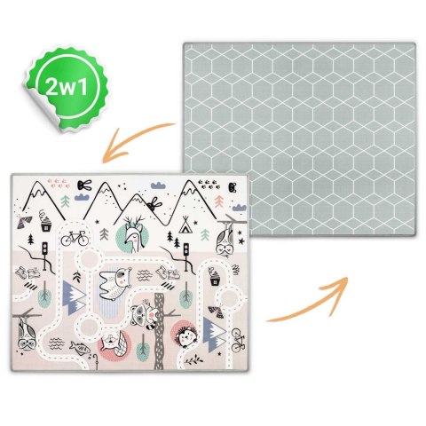 Mata piankowa edukacyjna zwijana 180 x 150 x 1,5 cm Nukido NK-342 Mata piankowa edukacyjna zwijana 180 x 150 x 1,5 cm Nukido NK-342