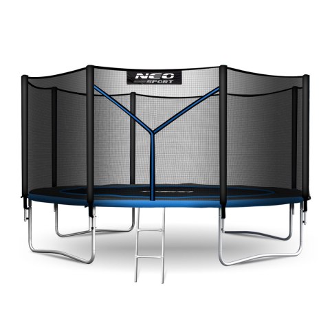 Trampolina ogrodowa 12ft/374cm z siatką zewnętrzną i drabinką Neo-Sport Trampolina ogrodowa 12ft/374cm z siatką zewnętrzną i drabinką Neo-Sport