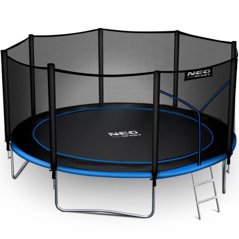 Trampolina ogrodowa 13ft/404cm z siatką zewnętrzną i drabinką Neo-Sport Trampolina ogrodowa 13ft/404cm z siatką zewnętrzną i drabinką Neo-Sport
