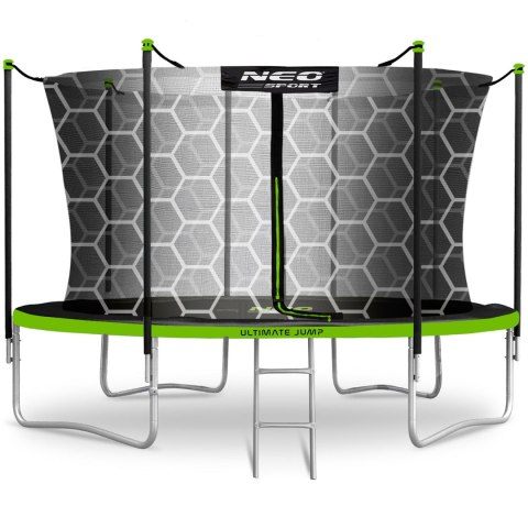 Trampolina ogrodowa 14ft/435cm z siatką wewnętrzną i drabinką Neo-Sport Trampolina ogrodowa 14ft/435cm z siatką wewnętrzną i drabinką Neo-Sport