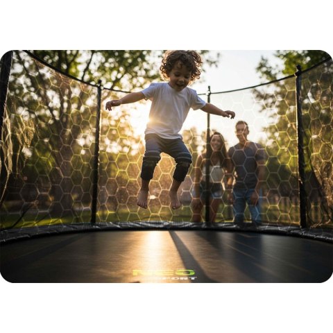 Trampolina ogrodowa 14ft/435cm z siatką wewnętrzną i drabinką Neo-Sport Trampolina ogrodowa 14ft/435cm z siatką wewnętrzną i drabinką Neo-Sport