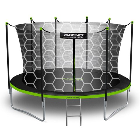 Trampolina ogrodowa 14ft/435cm z siatką wewnętrzną i drabinką Neo-Sport Trampolina ogrodowa 14ft/435cm z siatką wewnętrzną i drabinką Neo-Sport