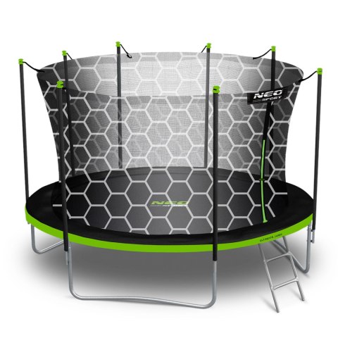 Trampolina ogrodowa 14ft/435cm z siatką wewnętrzną i drabinką Neo-Sport Trampolina ogrodowa 14ft/435cm z siatką wewnętrzną i drabinką Neo-Sport