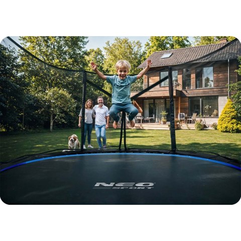 Trampolina ogrodowa 14ft/435cm z siatką zewnętrzną i drabinką Neo-Sport Trampolina ogrodowa 14ft/435cm z siatką zewnętrzną i drabinką Neo-Sport