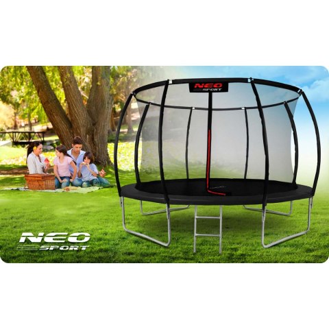 Trampolina ogrodowa profilowana 14ft/435cm z siatką wewnętrzną Neo-Sport Trampolina ogrodowa profilowana 14ft/435cm z siatką wewnętrzną Neo-Sport