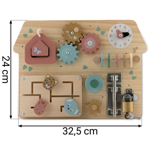 Drewniana tablica sensoryczna NK-859 Nukido Drewniana tablica sensoryczna NK-859 Nukido