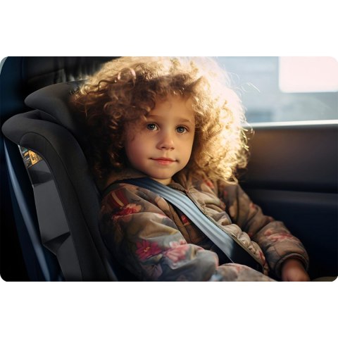 Fotelik samochodowy Nukido Louis Soft czarny 15-36 kg ISOFIX Fotelik samochodowy Nukido Louis Soft czarny 15-36 kg ISOFIX