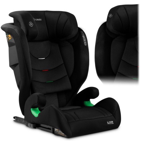 Fotelik samochodowy Nukido Louis Soft czarny 15-36 kg ISOFIX Fotelik samochodowy Nukido Louis Soft czarny 15-36 kg ISOFIX