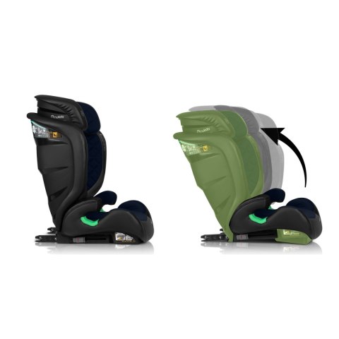 Fotelik samochodowy Nukido Louis czarno-granatowy 15-36 kg ISOFIX Fotelik samochodowy Nukido Louis czarno-granatowy 15-36 kg ISOFIX