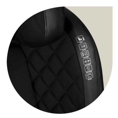 Fotelik samochodowy Nukido Louis czarny 15-36 kg ISOFIX Fotelik samochodowy Nukido Louis czarny 15-36 kg ISOFIX