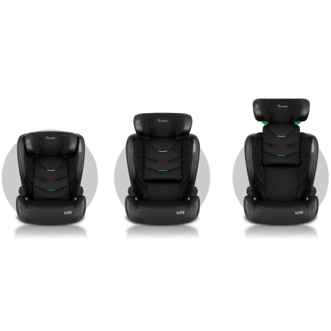 Fotelik samochodowy Nukido Louis czarny 15-36 kg ISOFIX Fotelik samochodowy Nukido Louis czarny 15-36 kg ISOFIX