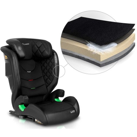 Fotelik samochodowy Nukido Louis czarny 15-36 kg ISOFIX Fotelik samochodowy Nukido Louis czarny 15-36 kg ISOFIX