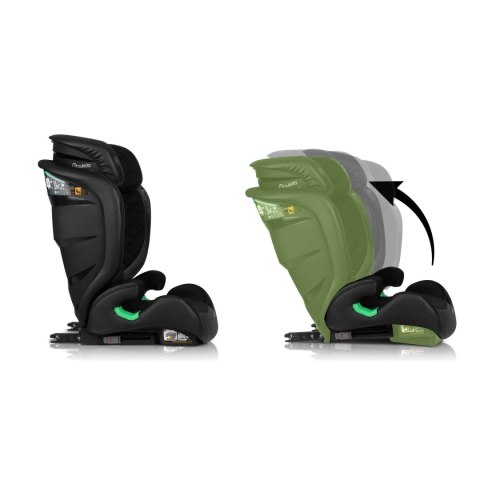 Fotelik samochodowy Nukido Louis czarny 15-36 kg ISOFIX Fotelik samochodowy Nukido Louis czarny 15-36 kg ISOFIX