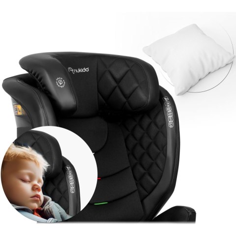 Fotelik samochodowy Nukido Louis czarny 15-36 kg ISOFIX Fotelik samochodowy Nukido Louis czarny 15-36 kg ISOFIX