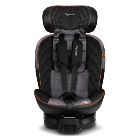 Fotelik samochodowy Nukido Prestige Line czarno-szary 0-36 kg ISOFIX Fotelik samochodowy Nukido Prestige Line czarno-szary 0-36 kg ISOFIX