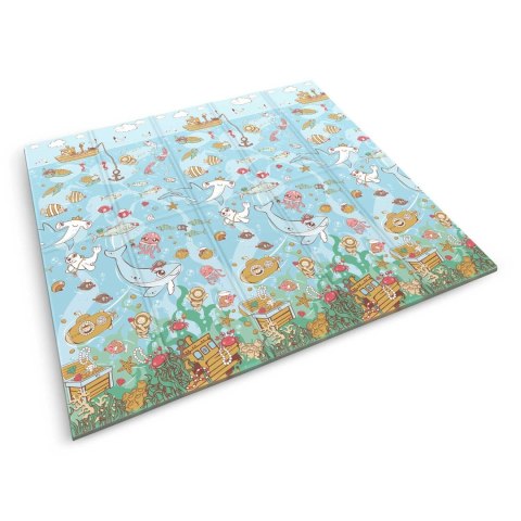 Mata piankowa edukacyjna składana 200 x 180 x 1 cm Nukido NK-340 ocean-ziemia Mata piankowa edukacyjna składana 200 x 180 x 1 cm Nukido NK-340 ocean-ziemia