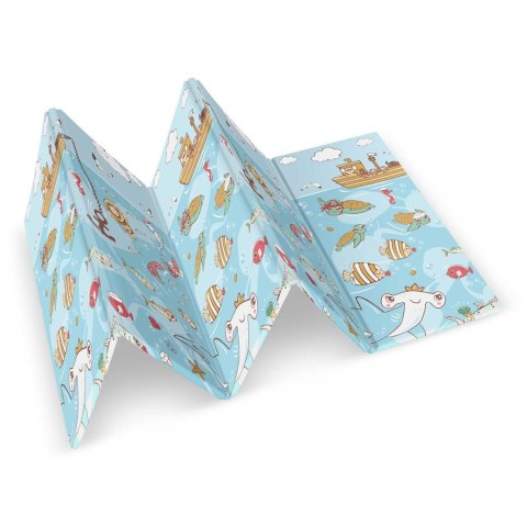 Mata piankowa edukacyjna składana 200 x 180 x 1 cm Nukido NK-340 ocean-ziemia Mata piankowa edukacyjna składana 200 x 180 x 1 cm Nukido NK-340 ocean-ziemia