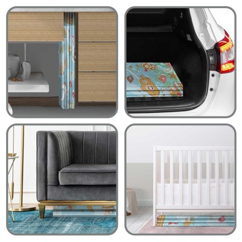 Mata piankowa edukacyjna składana 200 x 180 x 1 cm Nukido NK-340 ocean-ziemia Mata piankowa edukacyjna składana 200 x 180 x 1 cm Nukido NK-340 ocean-ziemia