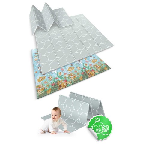 Mata piankowa edukacyjna składana 200 x 180 x 1 cm Nukido NK-340 ocean Mata piankowa edukacyjna składana 200 x 180 x 1 cm Nukido NK-340 ocean