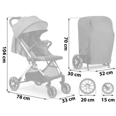 Wózek dziecięcy spacerówka Paseo Nukido Wózek dziecięcy spacerówka Paseo Nukido