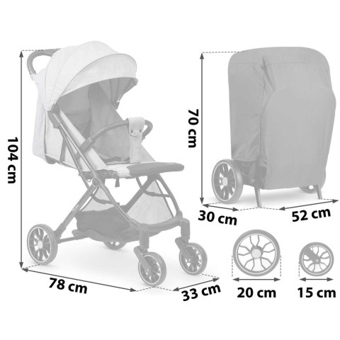 Wózek dziecięcy spacerówka Paseo Nukido Wózek dziecięcy spacerówka Paseo Nukido