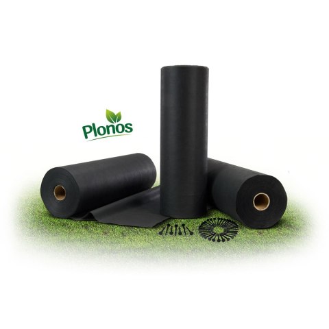 Agrotkanina ogrodowa 1,6 m x 100 m 90 g/m2 + 100 szpilek Plonos - czarna Agrotkanina ogrodowa 1,6 m x 100 m 90 g/m2 + 100 szpilek Plonos - czarna