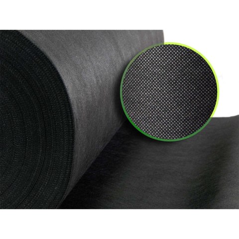 Agrowłóknina ogrodowa 1,6 m x 50 m 70 g/m2 + 100 szpilek Plonos - czarna Agrowłóknina ogrodowa 1,6 m x 50 m 70 g/m2 + 100 szpilek Plonos - czarna