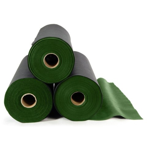 Agrowłóknina ogrodowa 1,6 m x 50 m 90 g/m2 + 100 szpilek Plonos - czarno-zielona Agrowłóknina ogrodowa 1,6 m x 50 m 90 g/m2 + 100 szpilek Plonos - czarno-zielona