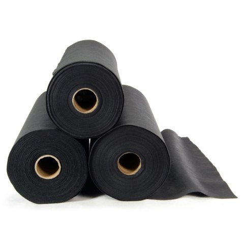 Agrowłóknina ogrodowa 1 m x 75 m + 100 szpilek Plonos - czarna Agrowłóknina ogrodowa 1 m x 75 m + 100 szpilek Plonos - czarna