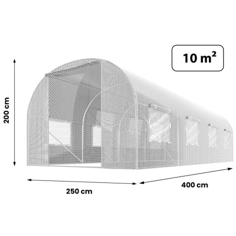 Folia na tunel ogrodowy 2,5x4m (10m2) biała Plonos Folia na tunel ogrodowy 2,5x4m (10m2) biała Plonos