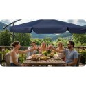 Parasol ogrodowy składany 6 segmentowy 350 cm z pokrowcem Plonos PL-880
