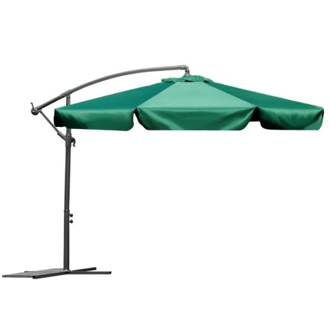 Parasol ogrodowy składany 8 segmentów zielony 350cm Parasol ogrodowy składany 8 segmentów zielony 350cm