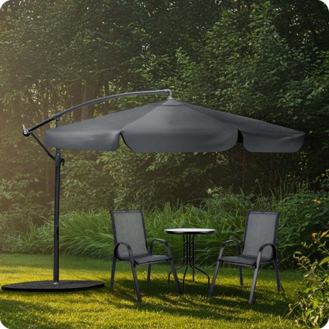 Parasol ogrodowy składany 8 segmentowy 350 cm z pokrowcem Plonos PL-881 Parasol ogrodowy składany 8 segmentowy 350 cm z pokrowcem Plonos PL-881