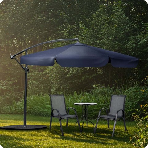 Parasol ogrodowy składany 8 segmentowy 350 cm z pokrowcem Plonos PL-881 Parasol ogrodowy składany 8 segmentowy 350 cm z pokrowcem Plonos PL-881