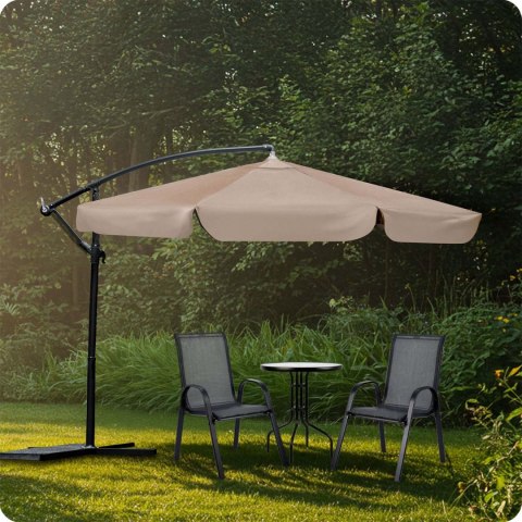 Parasol ogrodowy składany 8 segmentowy 350 cm z pokrowcem Plonos PL-881 Parasol ogrodowy składany 8 segmentowy 350 cm z pokrowcem Plonos PL-881