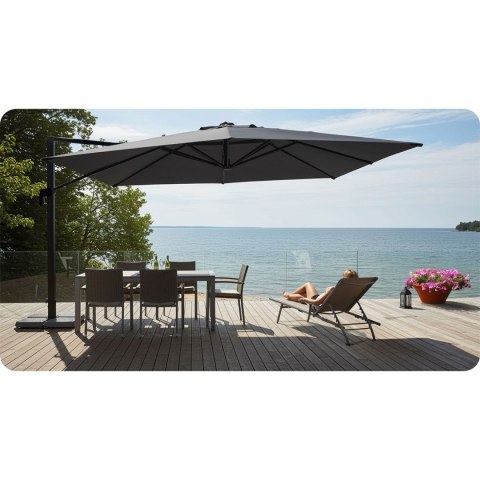 Parasol ogrodowy składany 8 segmentowy 420 cm z pokrowcem Plonos PL-883 Parasol ogrodowy składany 8 segmentowy 420 cm z pokrowcem Plonos PL-883