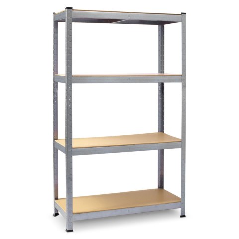 Regał metalowy magazynowy zestaw 2 szt 150 x 75 x 30 cm Plonos PL-700 Regał metalowy magazynowy zestaw 2 szt 150 x 75 x 30 cm Plonos PL-700