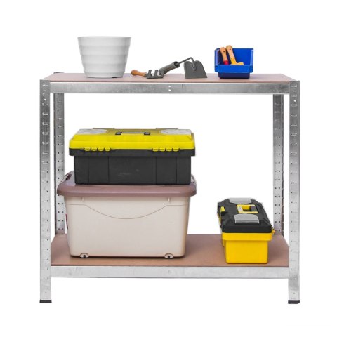 Regał metalowy magazynowy zestaw 2 szt 174 x 80 x 40 cm Plonos PL-701 Regał metalowy magazynowy zestaw 2 szt 174 x 80 x 40 cm Plonos PL-701