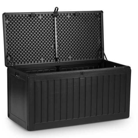 Skrzynia ogrodowa 109 x 51 x 55 cm 270 litrów czarna Skrzynia ogrodowa 109 x 51 x 55 cm 270 litrów czarna