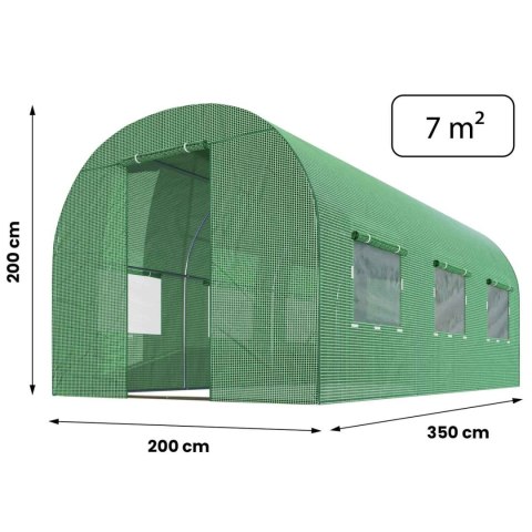 Tunel ogrodowy 2x3,5 m (7m2) Plonos Tunel ogrodowy 2x3,5 m (7m2) Plonos