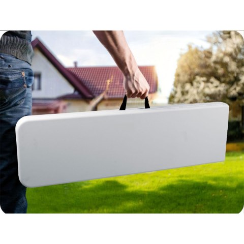 Ławka ogrodowa składana 180 cm Plonos biała Ławka ogrodowa składana 180 cm Plonos biała