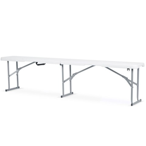 Ławka ogrodowa składana 180 cm Plonos biała Ławka ogrodowa składana 180 cm Plonos biała